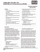 DataSheet IS61QDB44M18 pdf